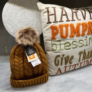 Timberland Beanie Hat Color: Camel Brown